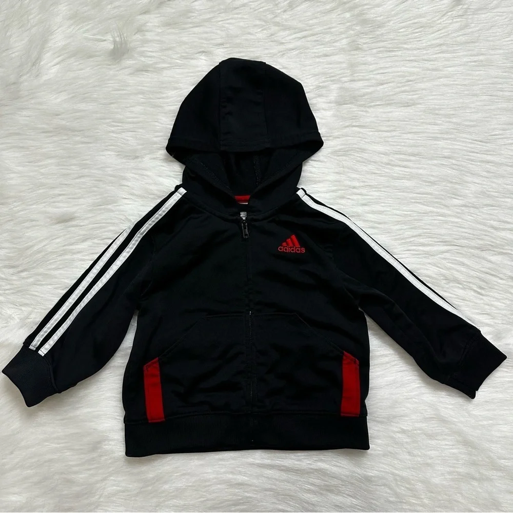 Adidas Baby Unisex 12 Months Tracksuit Jacket Jogger Pants Set